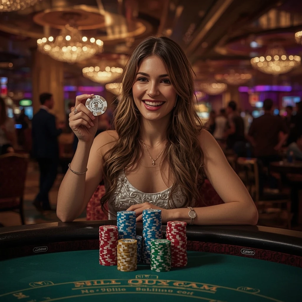 bonus dans les mains de l'homme au casino Lucky Luke Casino