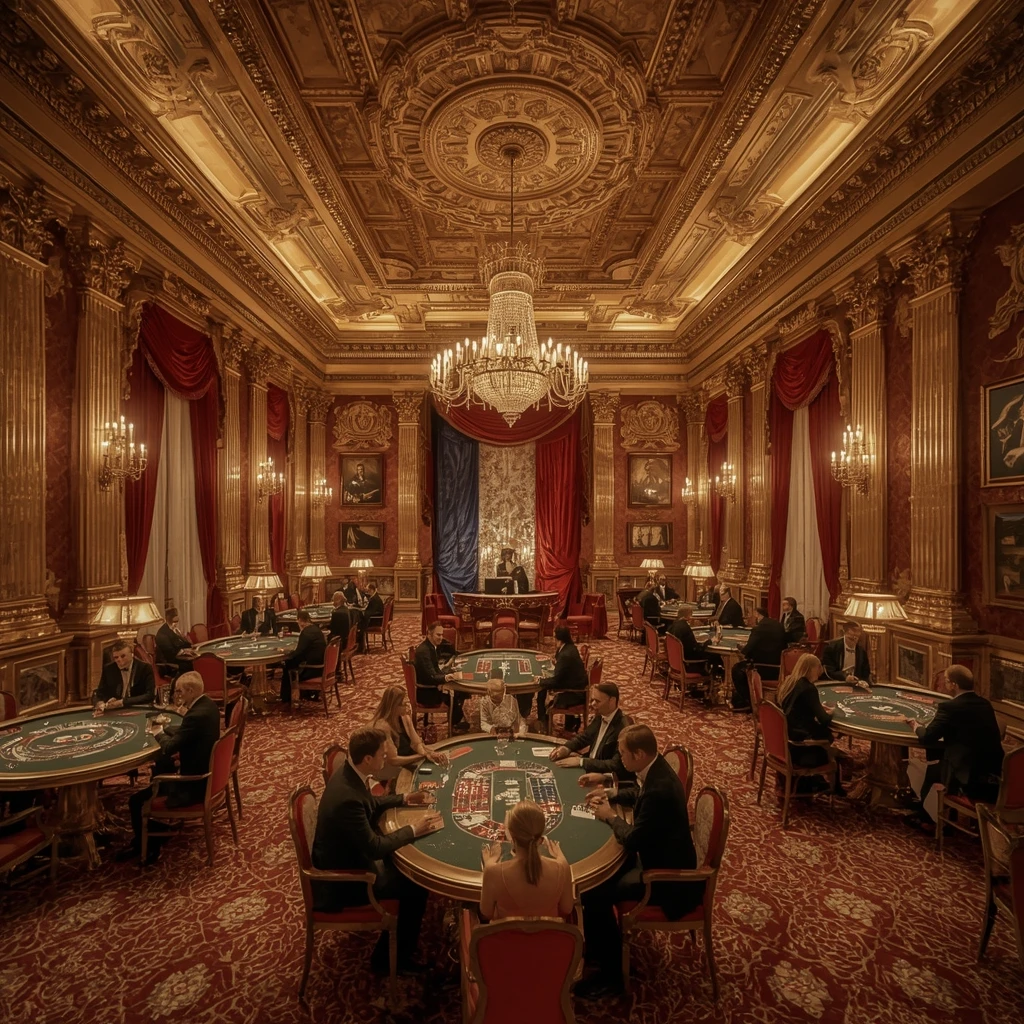 Le casino et le drapeau français Lucky Luke Casino